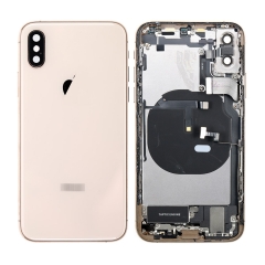 Back Housing With Parts For iPhone Xs- Gold OEM