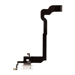 Charging Port Flex Cable For iPhone X - White