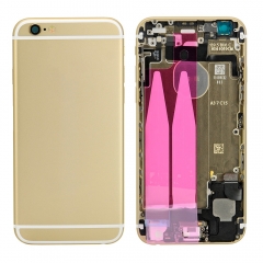 Replacement for iPhone 6 Back Cover Full Assembly - Gold