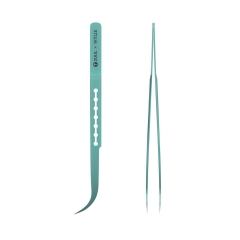 2UUL Titanium Alloy Ultralight Curved Tweezer Ti12