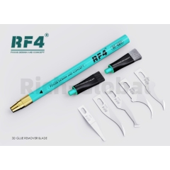 RF4 RF-KB11 3D Tin Scraping Blade and Anti-Static Glue Removal Brush Set