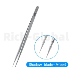 MaAnt Shadow Blade Series Hand-polished Non-magnetic Stainless Steel Tweezers