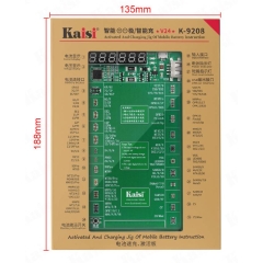 Kaisi K-9208 V24 Battery Charge Activation Board for iPhone 6S to 15Pro Max and Android Phones