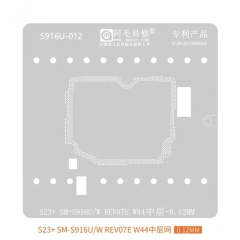 Amaoe S916U-012 0.12mm Middle Layer BGA Reballing Stencil for Samsung S23+ SM-S916U/W REV07E W44