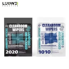 Luowei Dust-free Microfiber Industrial Wiping Cloth 400pcs