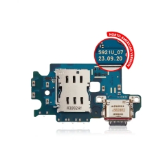 Charging Port Board With Sim Card Reader For Samsung Galaxy S24 S921U (North American Version)