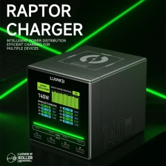 Luowei LW-U1 140W Raptor 8-Ports USB & Type-C Charger Station with Wireless Charging