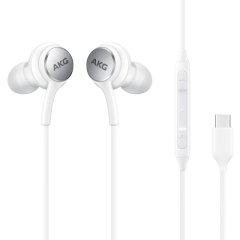 AKG White Earphones Headphones Type-C For Samsung Galaxy Note 10