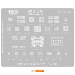 AMAOE SF:1 Surface BGA Reballing Stencil Chip