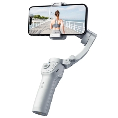 Yesido SF18 3-Axis Smartphone Holder Gimbal Stabilizer Face Tracking Selfie Stick (White)