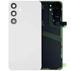 Back Cover Glass With Camera Lens for Samsung Galaxy S24 - Marble Gray