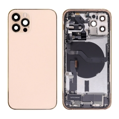 Back Housing With Parts For iPhone 12 Pro- Gold OEM