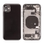 Back Housing With Parts For iPhone 11- Black OEM