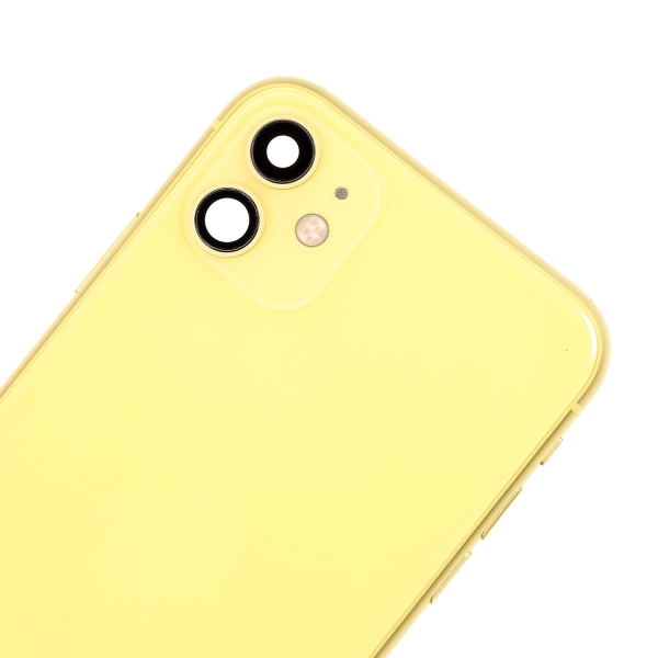 Back Housing With Parts For iPhone 11- Yellow OEM