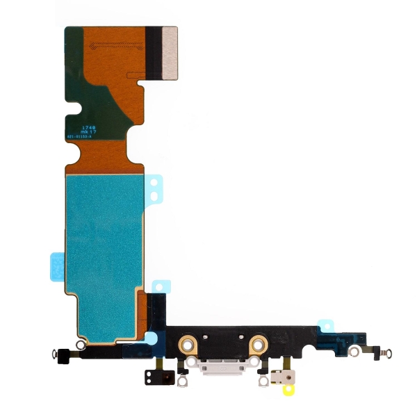 Charging Port Flex Cable For iPhone 8 Plus - White