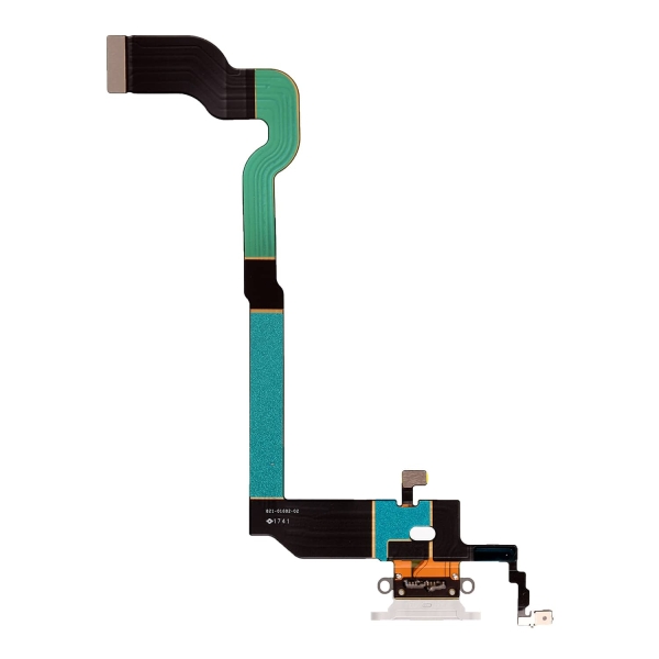 Charging Port Flex Cable For iPhone X - White