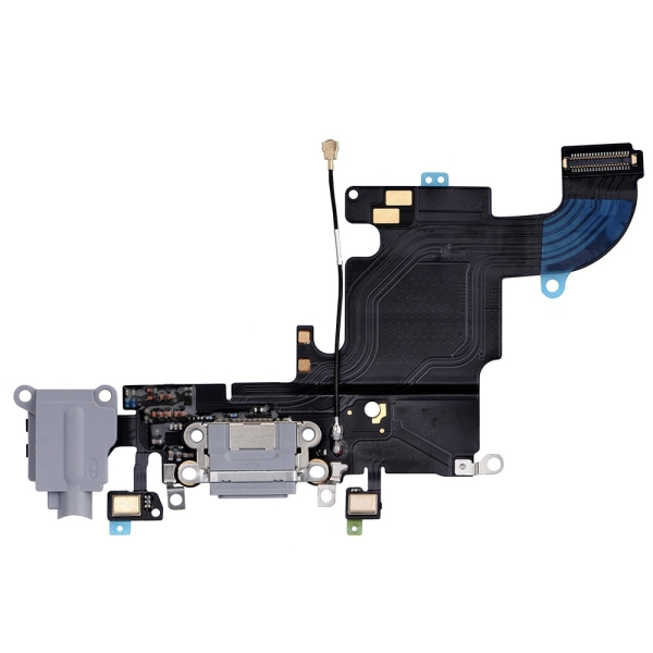 Charging Port Flex Cable For iPhone 6S (Dark Grey)