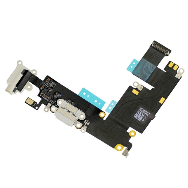 Charging Port Flex Cable For iPhone 6 Plus (White)