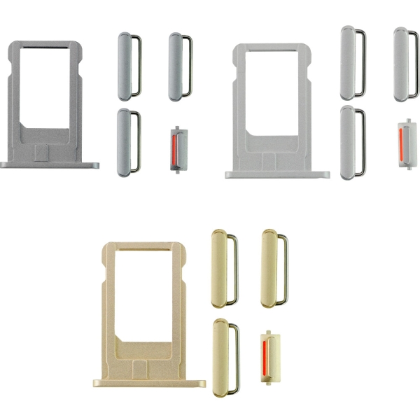 Replacement for iPhone 6 Side Buttons Set with SIM Tray Original