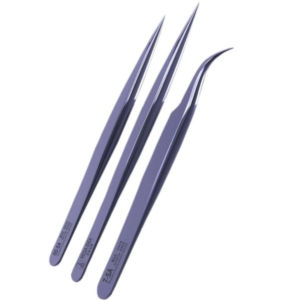 Mega-iDea Nonmagnetic Stainless Steel Tweezer