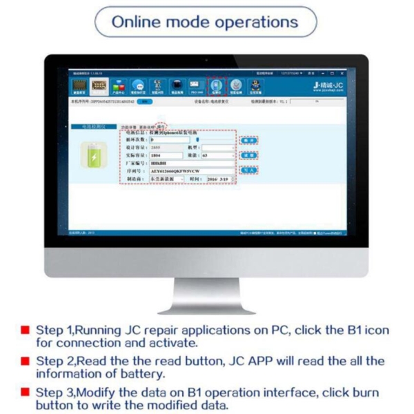 JC B1 Battery Tester Repair Programmer