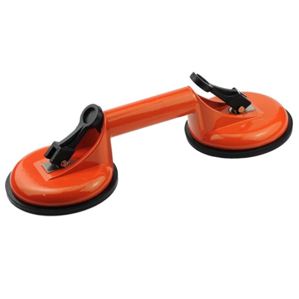 Aluminum Twin-head 5-inch Heavy-Duty Suction Cup