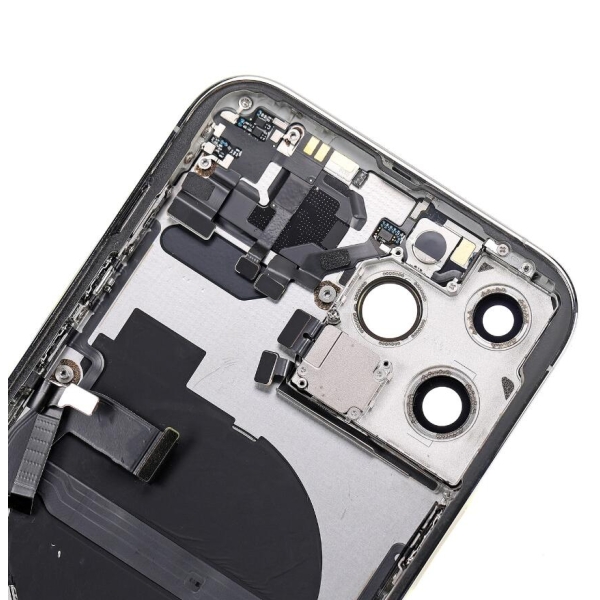 Back Housing With Parts For iPhone 13 Pro Max- Silver OEM