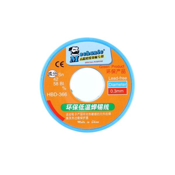 Mechanic HBD-366 100g Series Low-Temperature Lead-Free Solder Wire