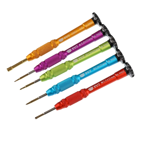 BST-9902S 5 in 1 Precision Screwdriver Chrome-vanadium Steel Repair Tools Kit for iPhone 7