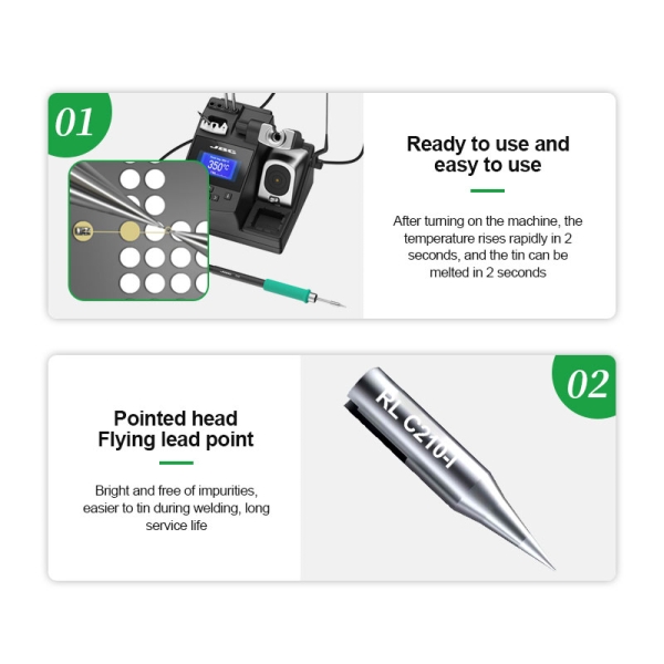 Relife RL-C210 Universal C210 Soldering Iron Replacement Head- 1Pcs