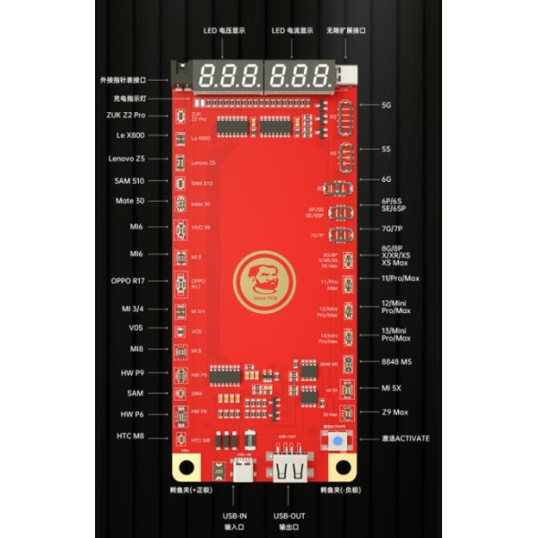 MECHANIC BA33 Battery Activation Board For iPhone And Android Circuit Board Charging Tester