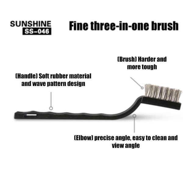 SUNSHINE SS-046 3 In1  Repair Cleaning Brush Phone Repair Tools