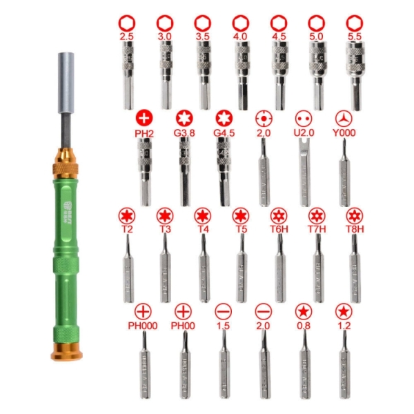 BEST BST-8929 Screwdriver Magnetic Bit Driver Kit 37 in 1 Professional Screwdrivers Set