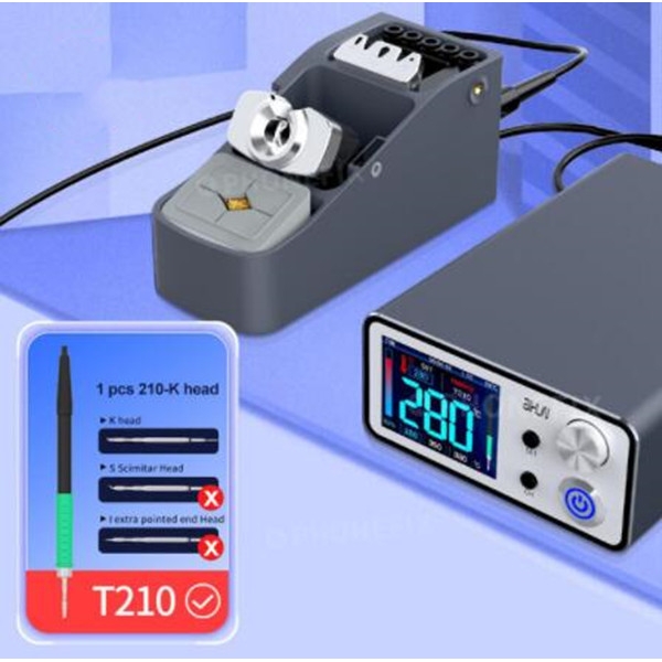 AIXUN T3B Intelligent Soldering Station With T210 /T115 Series Handle Welding Iron Tips