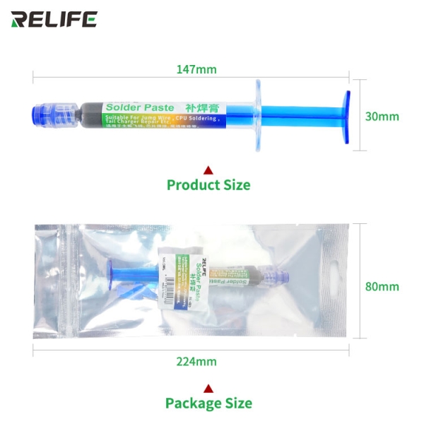 RELIFE RL-405 Lead-Free Needle Solder Flux Paste