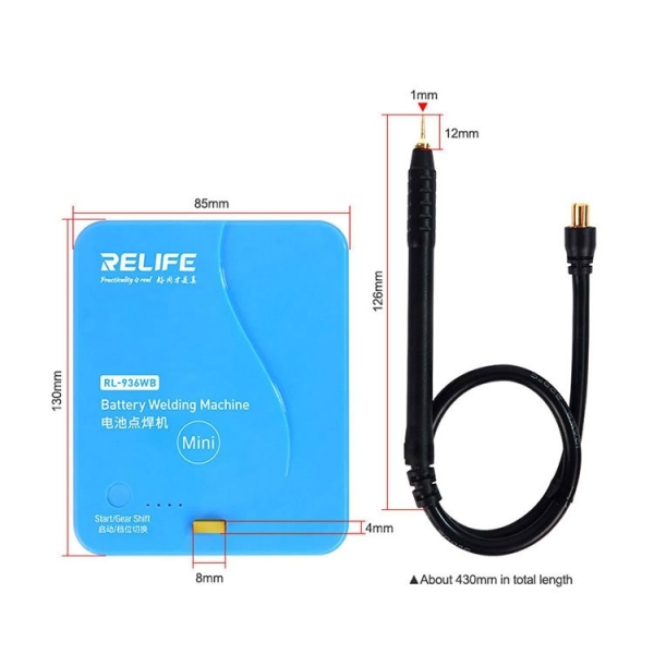 RELIFE RL-936WB Mini Spot Welder Battery Welding Machine Battery Flex Replacement Soldering Repair Tool