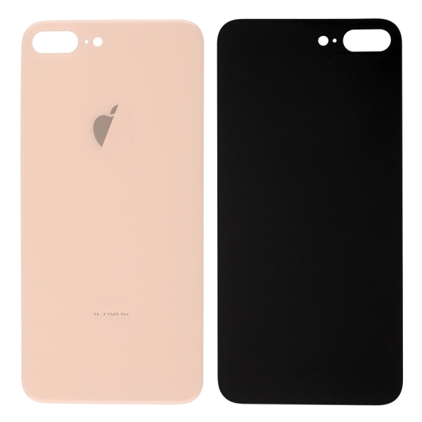 Back Glass For iPhone 8 Plus - Gold