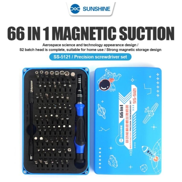 SUNSHINE SS-5121 66 in 1 Multifunctional Precision Screwdriver Set