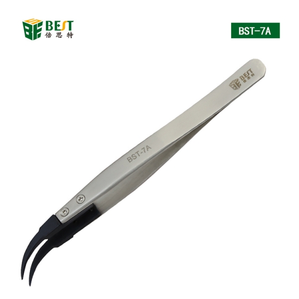 BST-7A Tweezer Anti-Static Stainless Steel Series