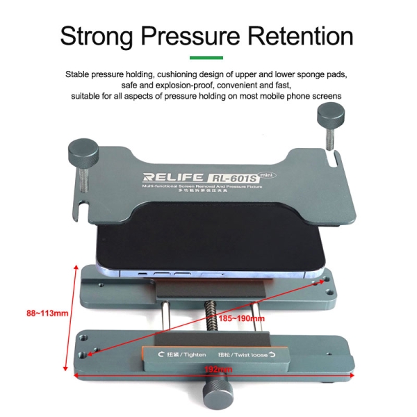 RELIFE RL-601S Mini Universal Mobile Phone LCD Screen Separator Unheated