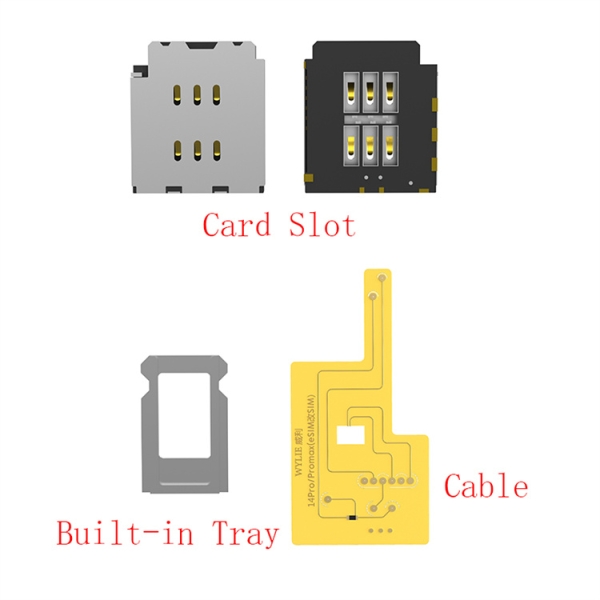 Wylie eSIM to Dual SIM Card Toolkit for iPhone 14 Pro /14 Pro Max