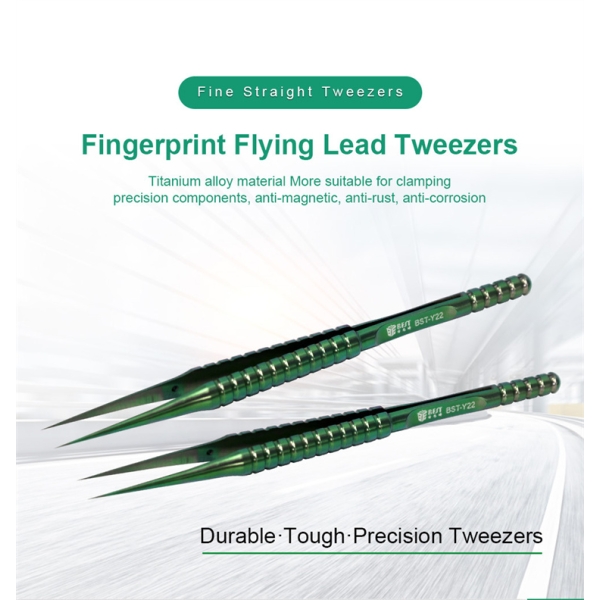 BST Y22 / Y23 Precision Titanium Alloy Fingerprint Flying Line Tweezers