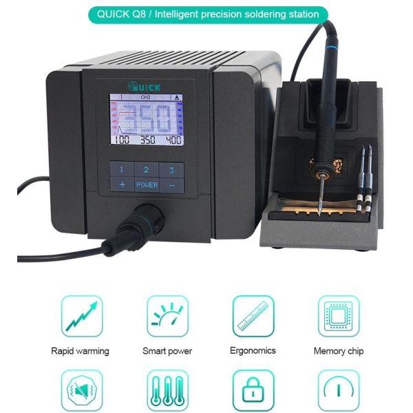 Quick Q8 Rapid Heating Real-time Monitoring Intelligent Precision Soldering Station