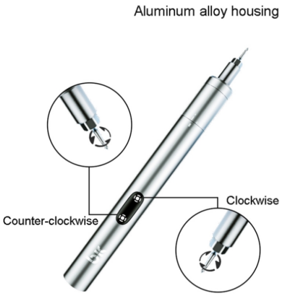 TBK BK-008 Adjustable Position Electric Charging Screwdriver