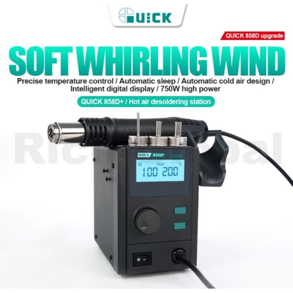 Quick 858D+ Hot Air Gun Soldering Station