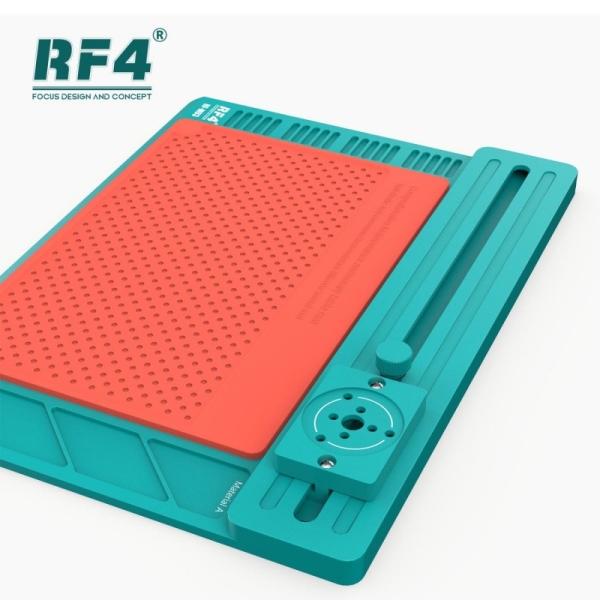 RF4 RF-MO3 Aluminum Alloy Sliding Microscope Stand Base With Heat Resistance Silicone Pad