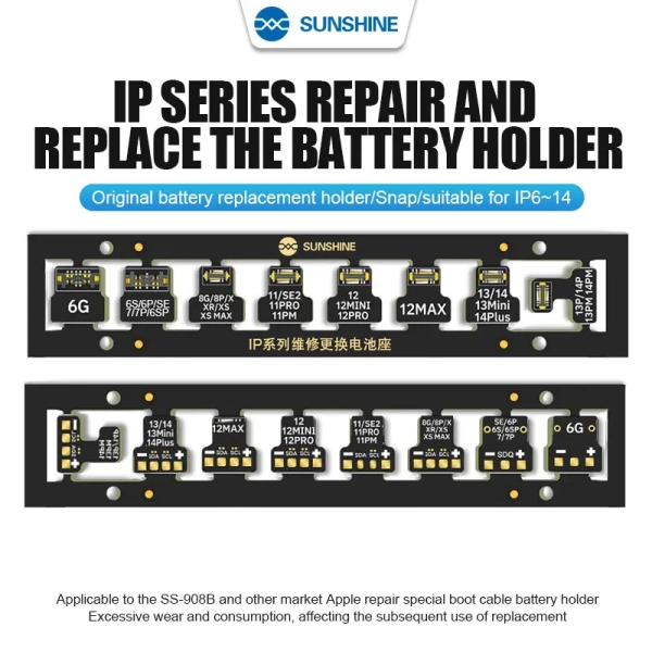 SUNSHINE IP Series Maintenance and Replacement Battery Holder