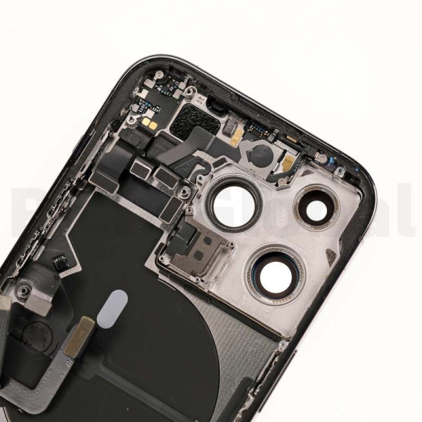 Back Housing With Parts For iPhone 14 Pro- Silver OEM