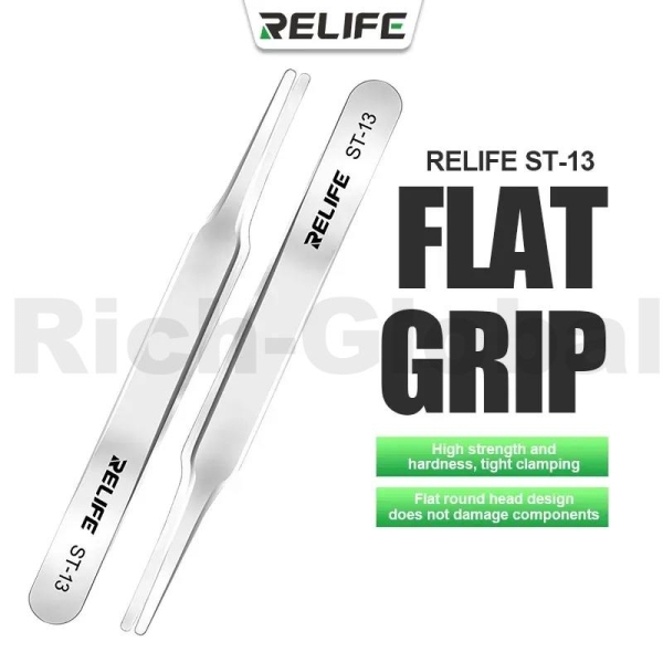 RELIFE ST-13 Precision Flat Tip Tweezers