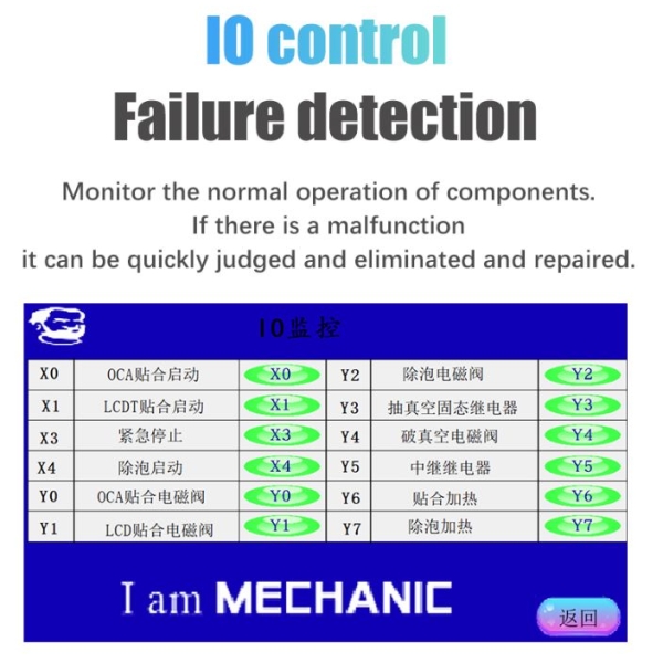 Mechanic GAN-01 FENIX 8-inch 320W Constant Temperature Lamination Defoaming Integrated Machine